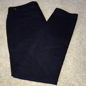 LOFT Modern Skinny super Dark Wash Jeans Size 8